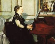 Edouard Manet Mme.Manet at the Piano china oil painting reproduction